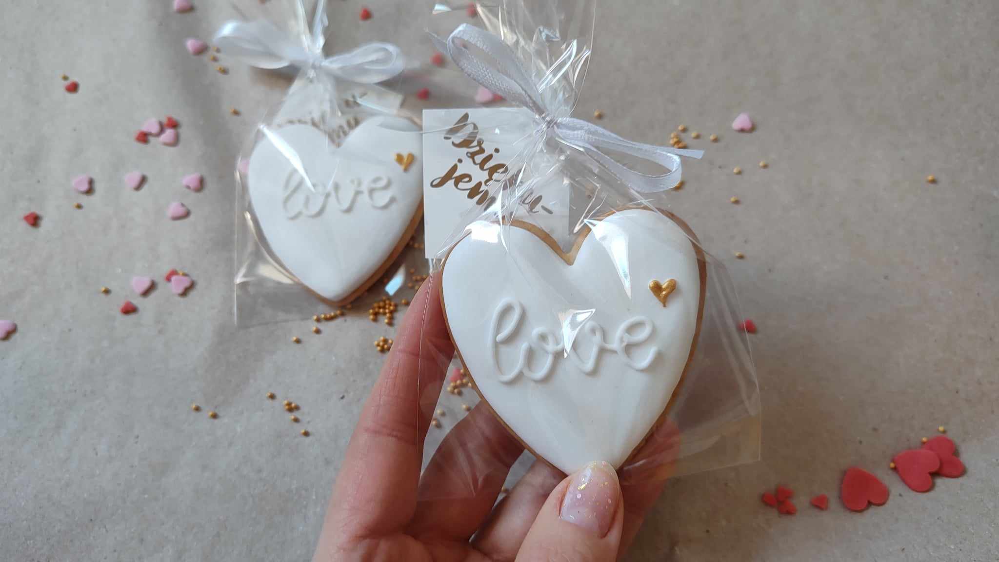 Serce z napisem Love