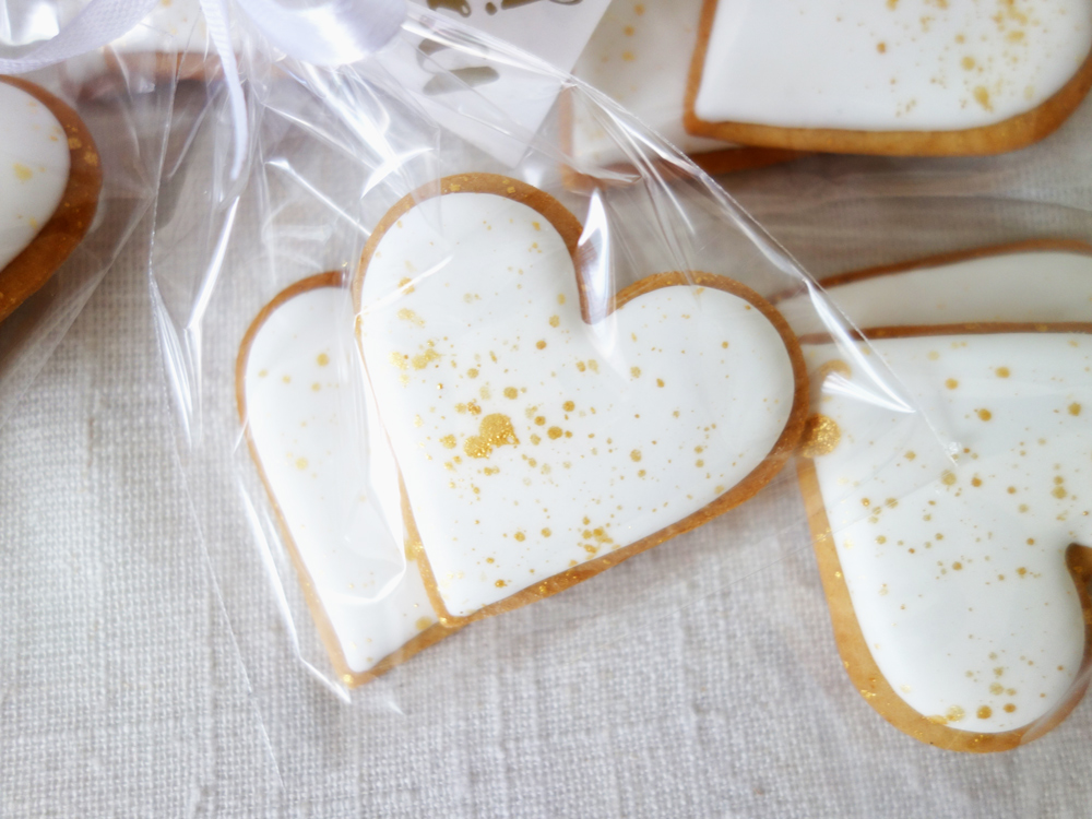 Paczuszka Dwa Serduszka Złocone